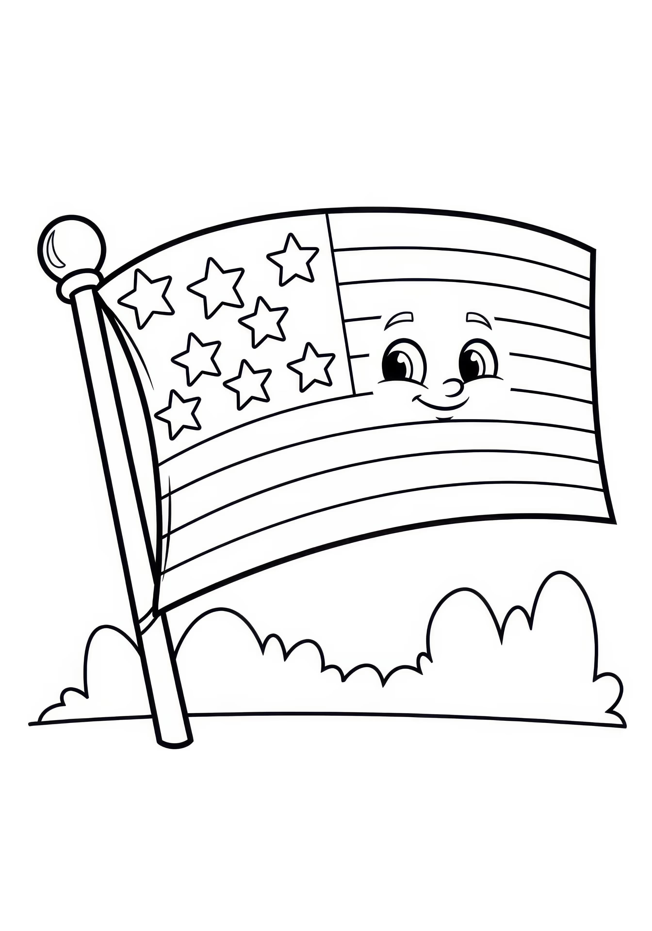 Cartoon Flag