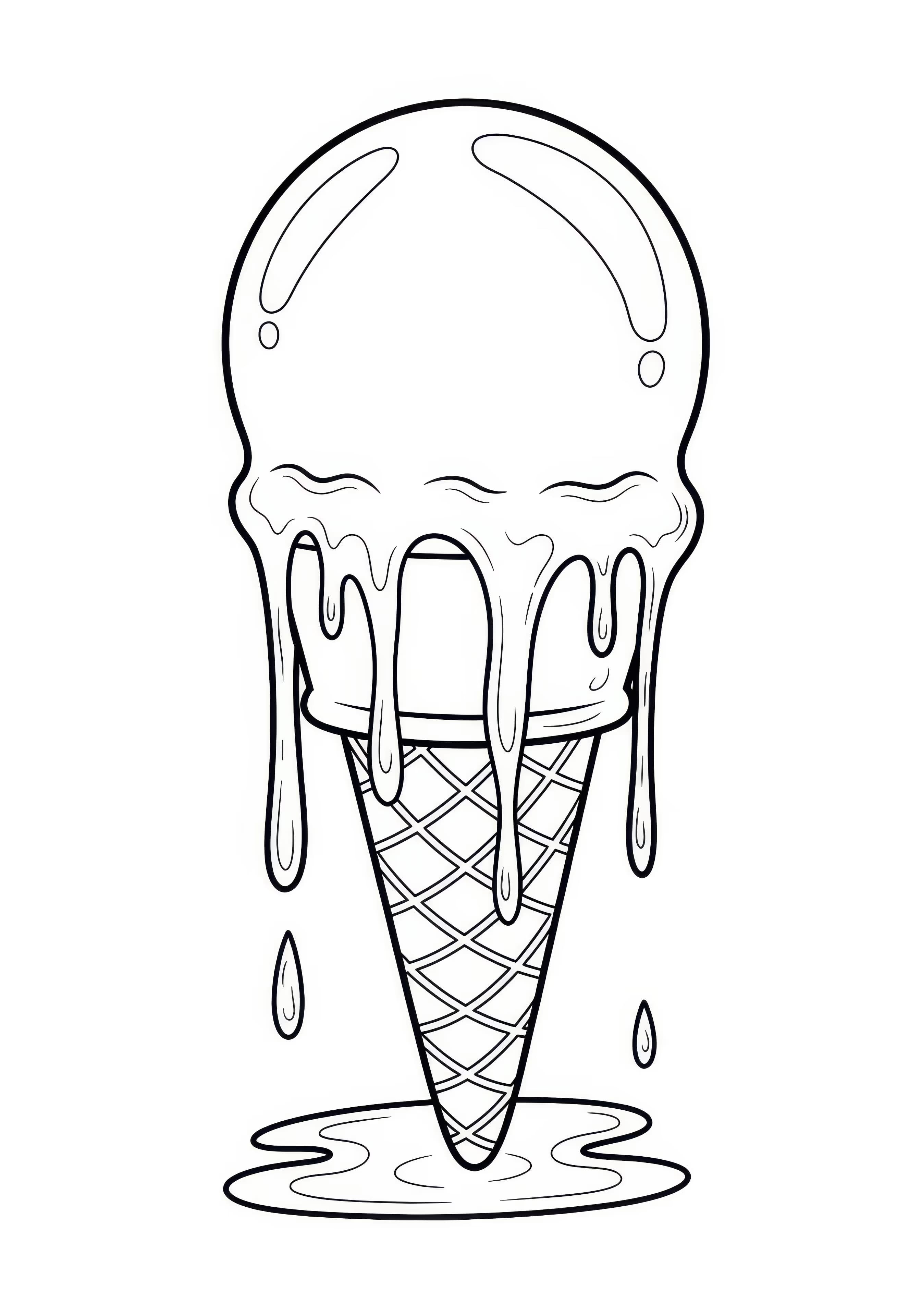 Dripping Ice Cream