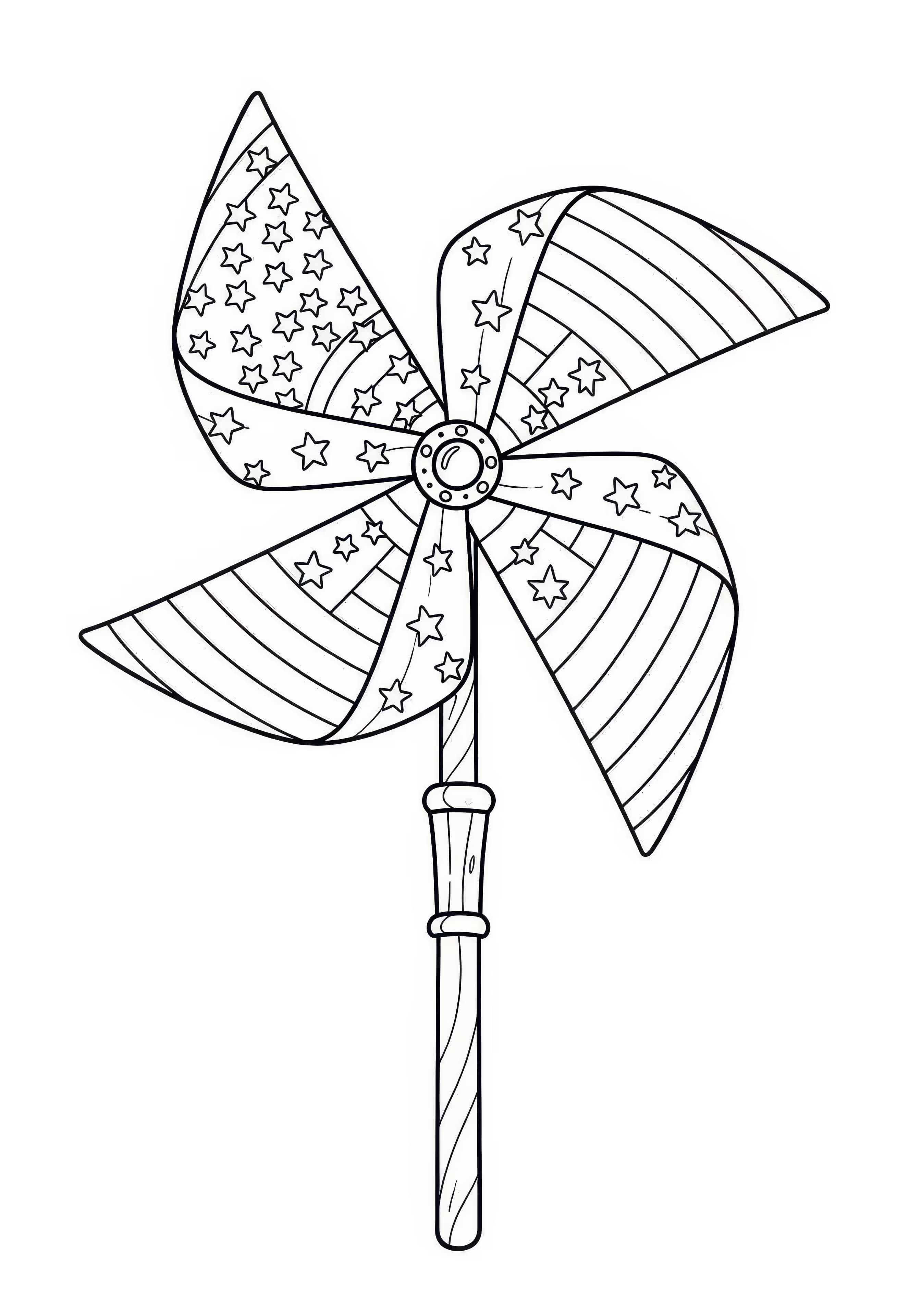 Flag Pinwheel