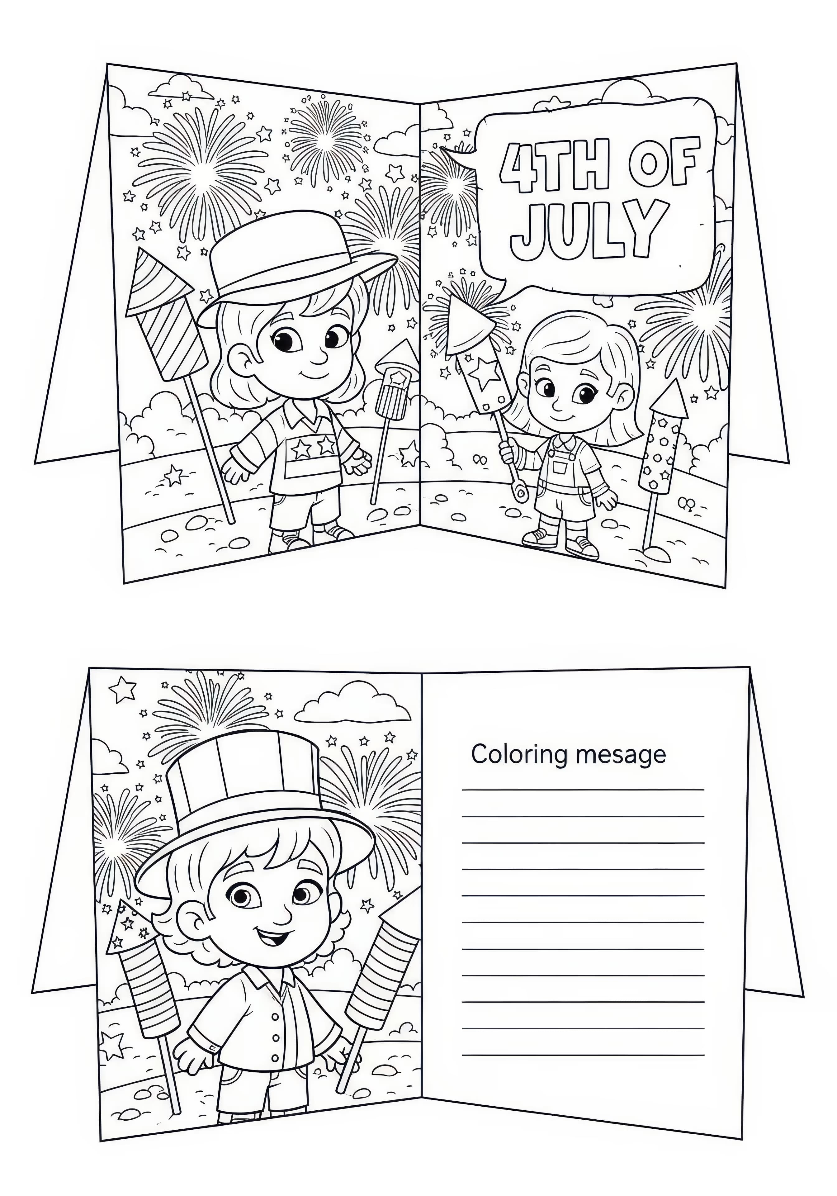 July Greeting Card
