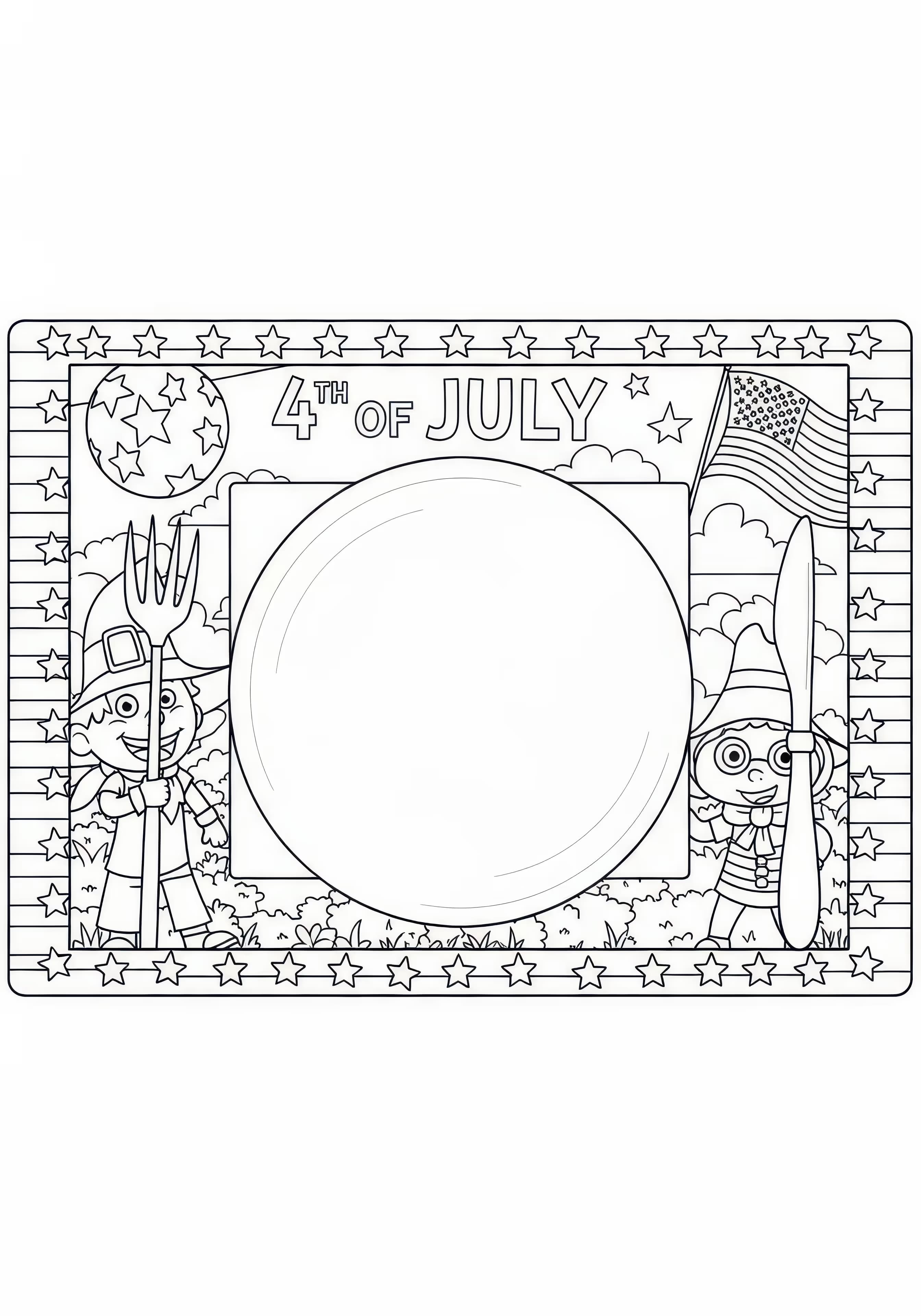 July Placemat