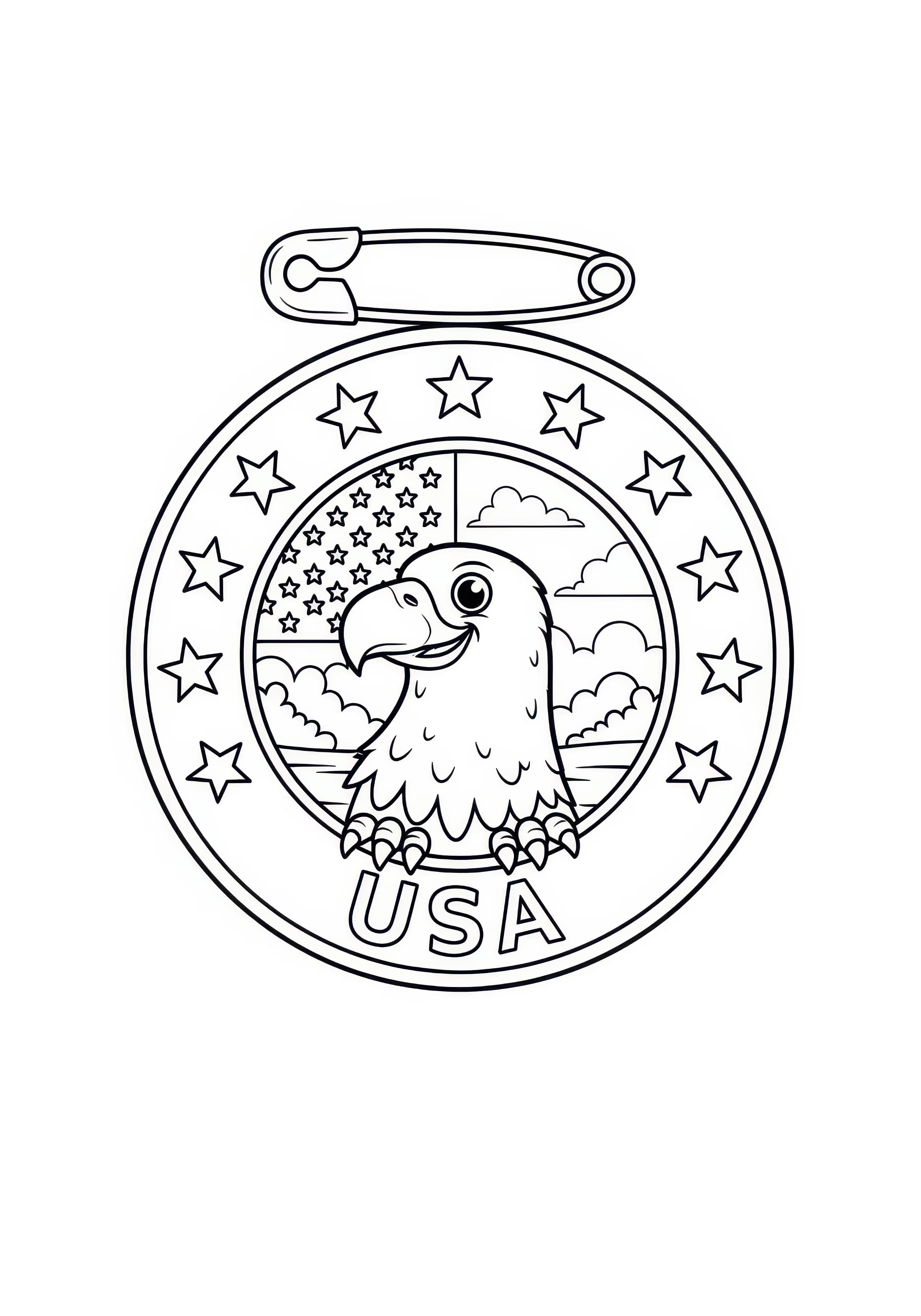 Patriotic Badge