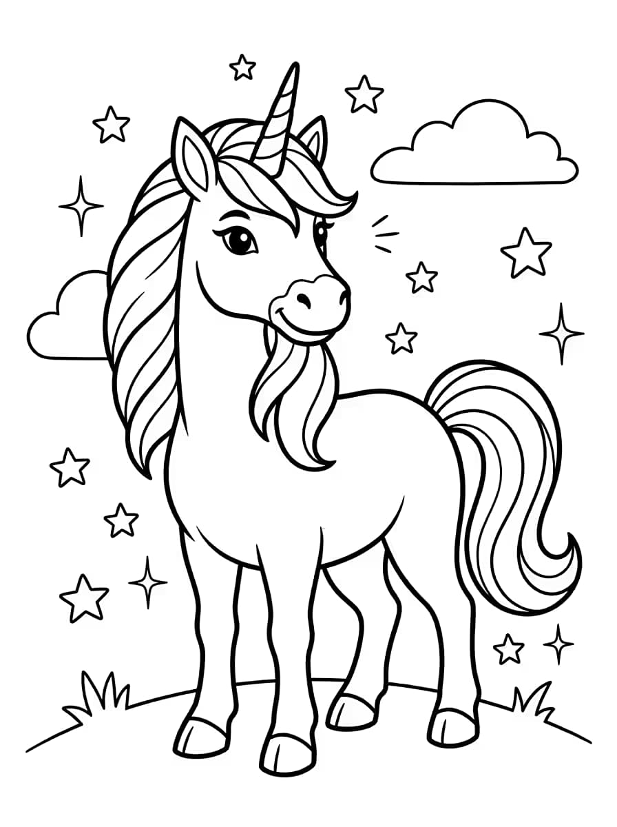 Colored Unicorn