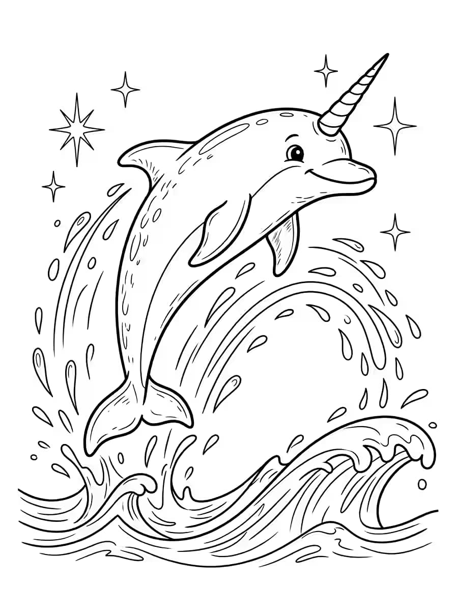 Leaping Dolphin Unicorn