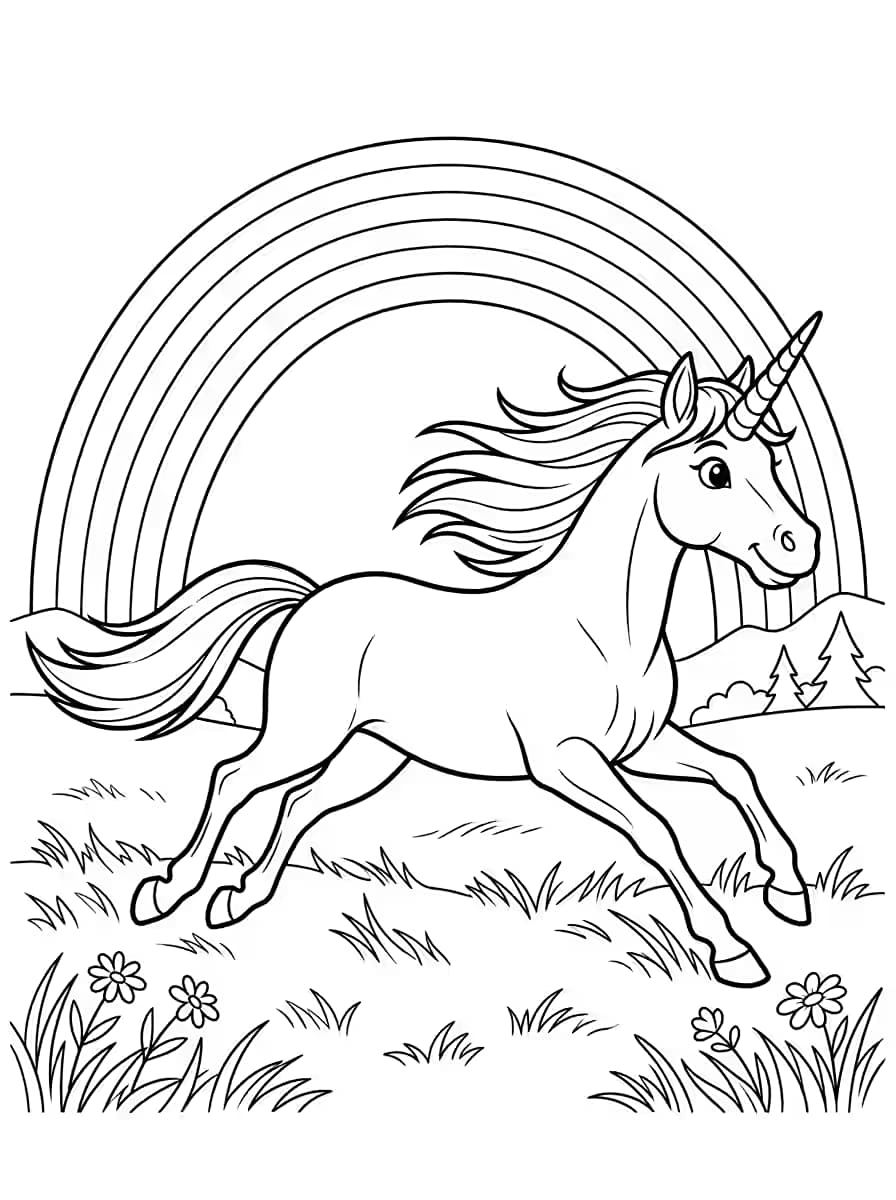 Rainbow Real Unicorn