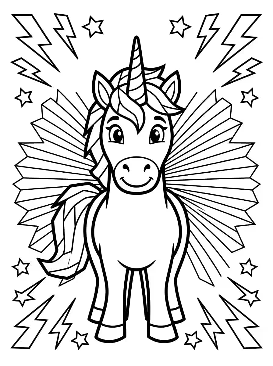 Rainbow Unicorn Graphic