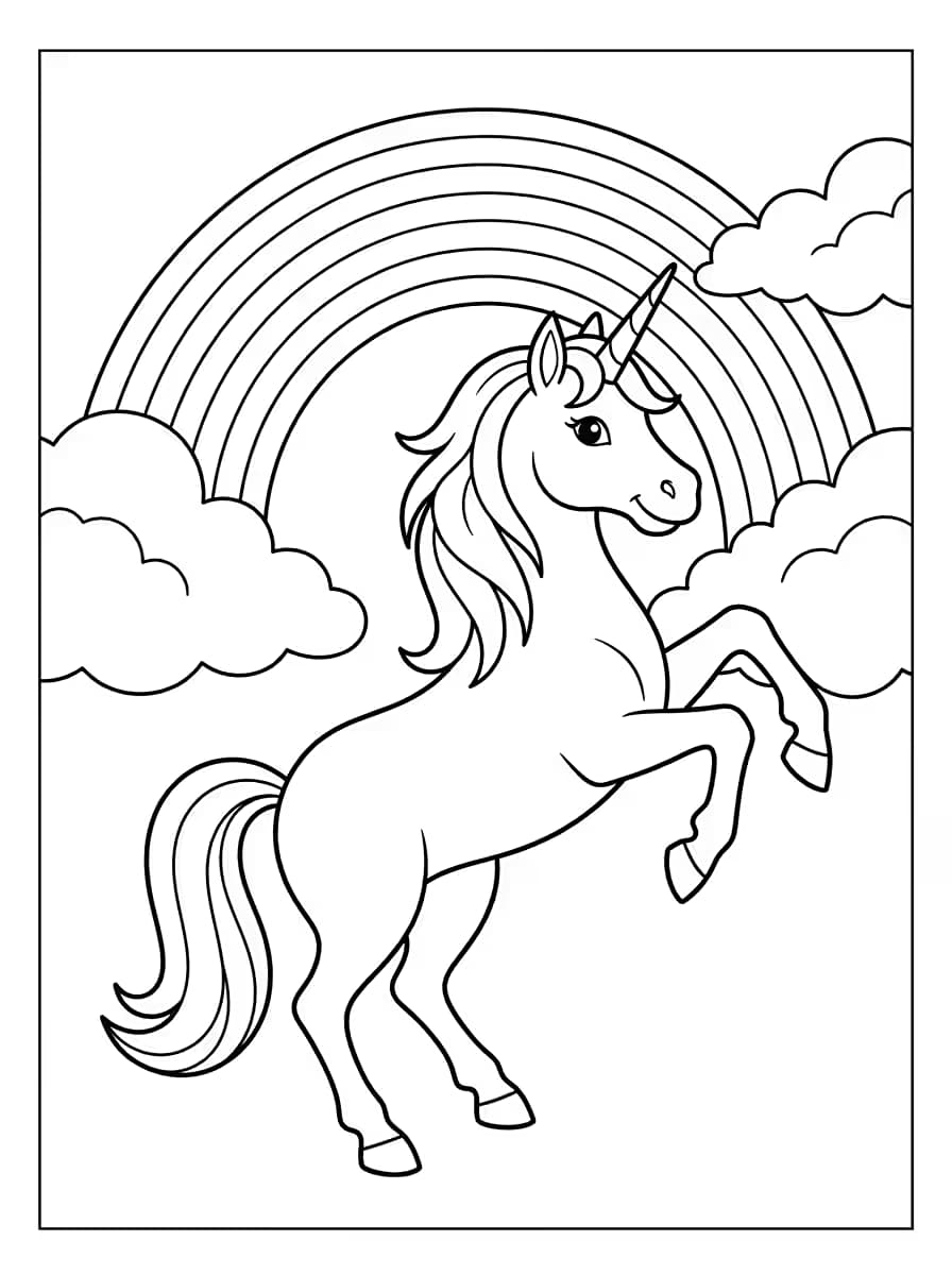 Real Unicorn Rainbow