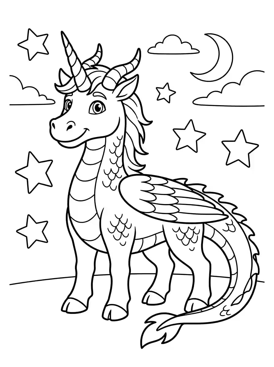 Scaled Dragon Unicorn
