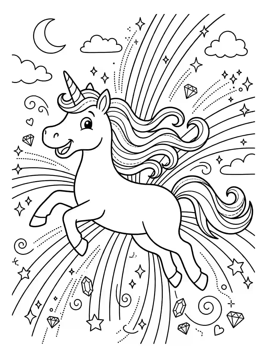 Unicorn Rainbow Glitter